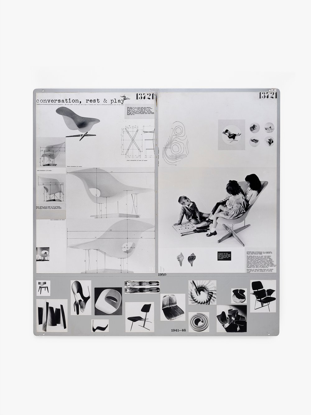 La Chaise Images on Aluminum Presentation Panel