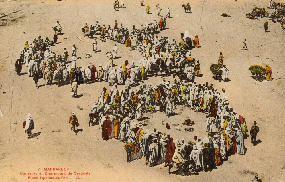 Danseurs et Charmeurs de Serpents, Djemaa el-Fna, Marrakech