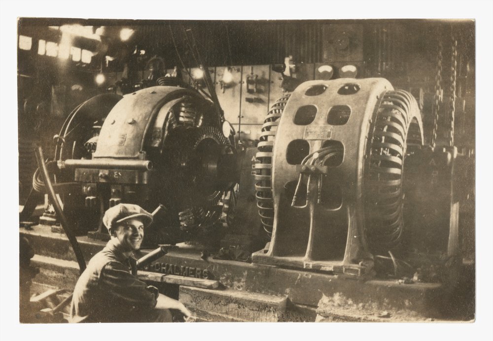 Photograph of Charles at Laclede Steel Company