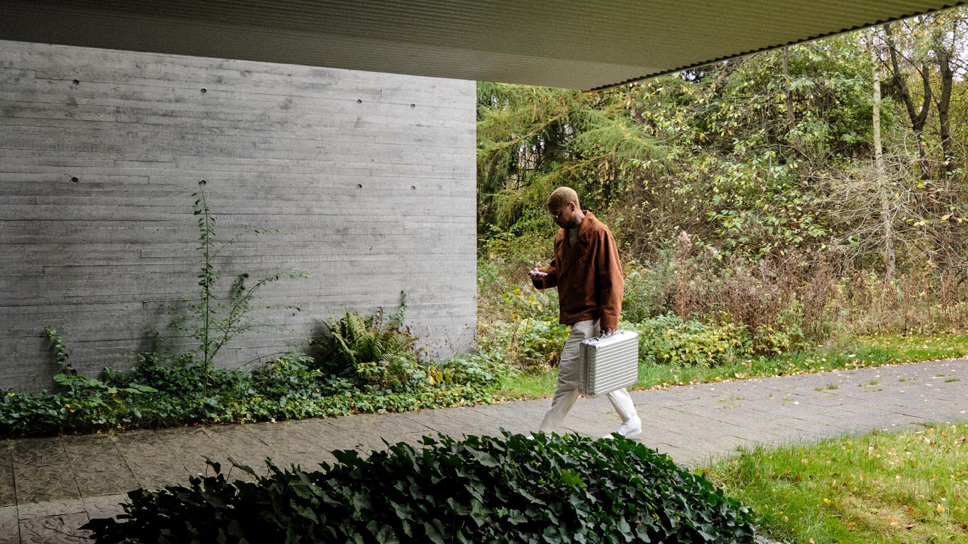 Chef, fermenter, food scientist, and recipe developer, David Zilber outside his lab in Hørsholm, Denmark.